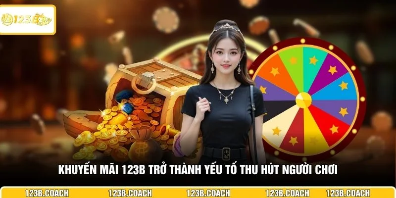 Khuyến mãi 123B trở thành yếu tố thu hút người chơi